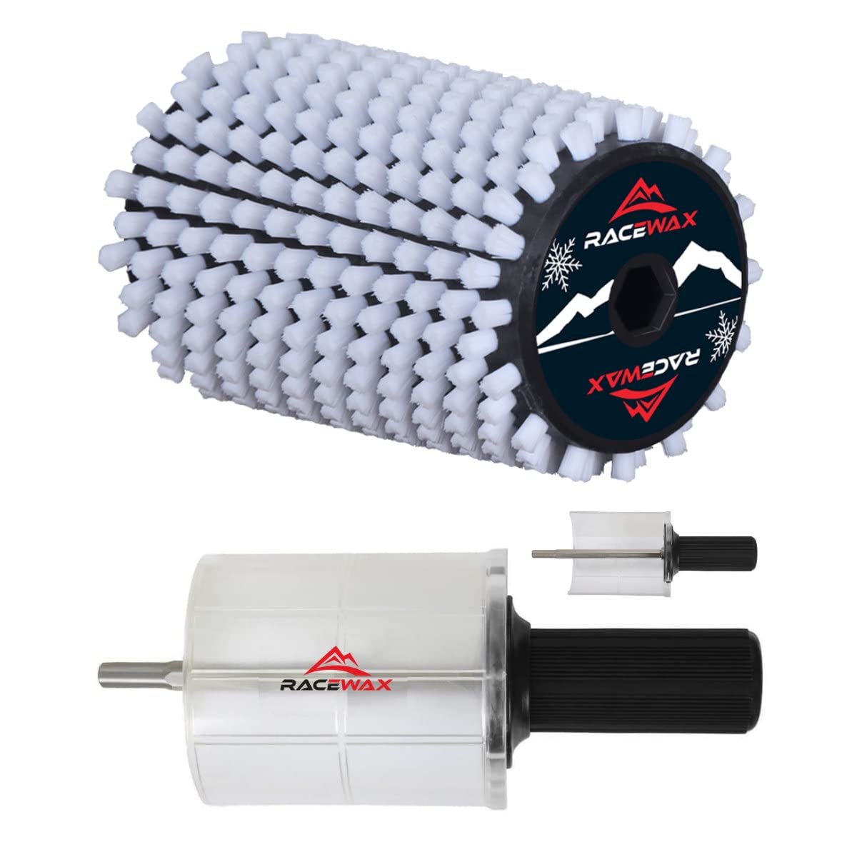 RaceWax Roto Rotorbürste Set Nylon Kupfer 100mm Speed Brush Bürsten RaceWax Roto Rotorbürste Set Nylon Kupfer 100mm Speed Brush Bürsten