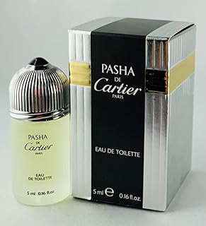 PASHA DE CARTIER by Cartier for MEN: EDT .16 OZ MINI (note minis approximately 1-2 inches in height)