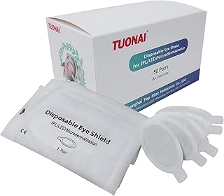 50 pares protetores de olhos descartáveis para IPL depilação campos de beleza cliente proteção ocular 190-11000nm