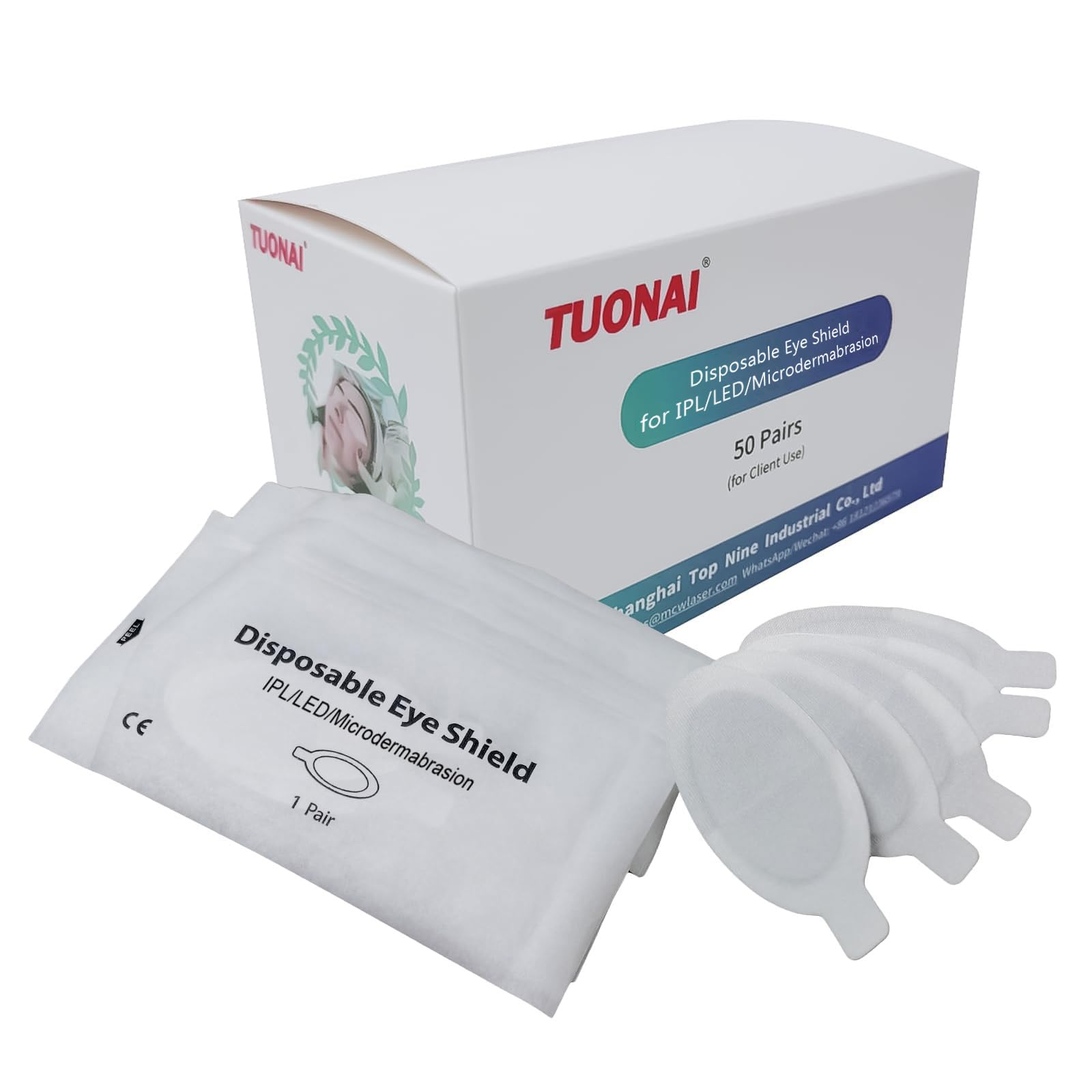 Protectores Oculares Desechables 50 Pares para IPL Depilación Campos de Belleza Cliente Protección Ocular 190-11000nm