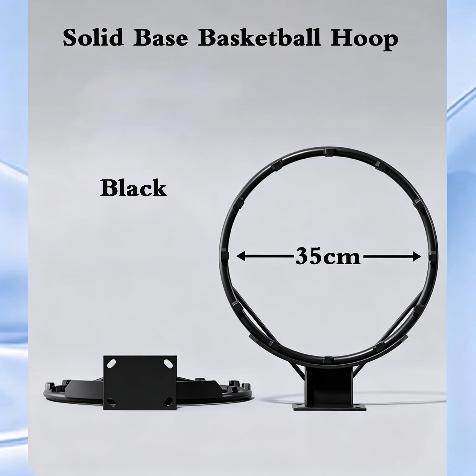 Canestro da Basket a Parete, Altezza Regolabile, per Uso Interno/Esterno, Perfetto per l'allenamento, Adatto a Bambini e Adulti, Facile da installare per Lo Sport in casa
