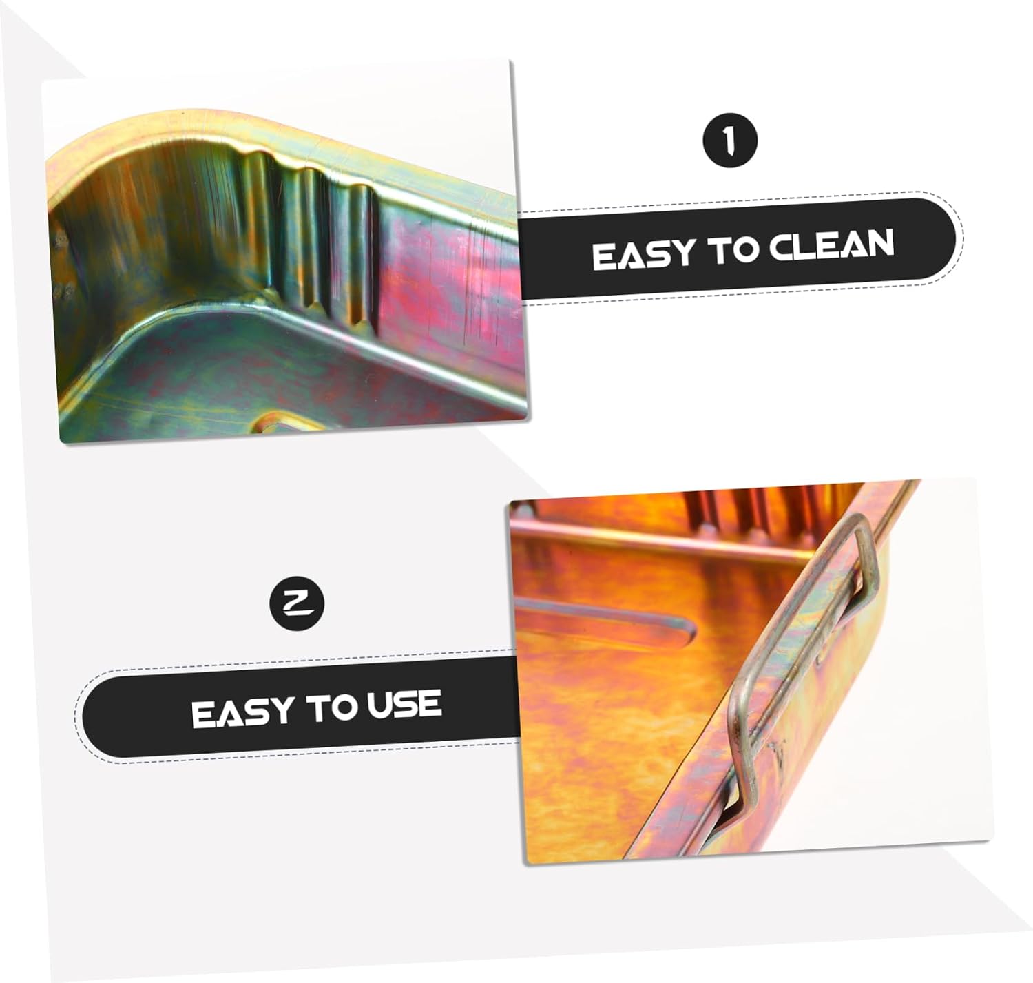 Oil Drain Pan Oil Drip Tray for Changes Versatile Car Repair Tool for Collecting Oil and Storing Parts Durable Fuel Pan for Various Vehicle Models