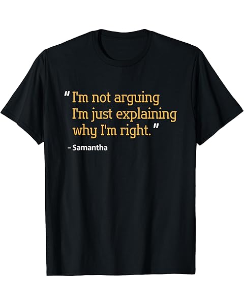 SAMANTHA Gift Quote Personalized Funny Birthday Name Idea T-Shirt