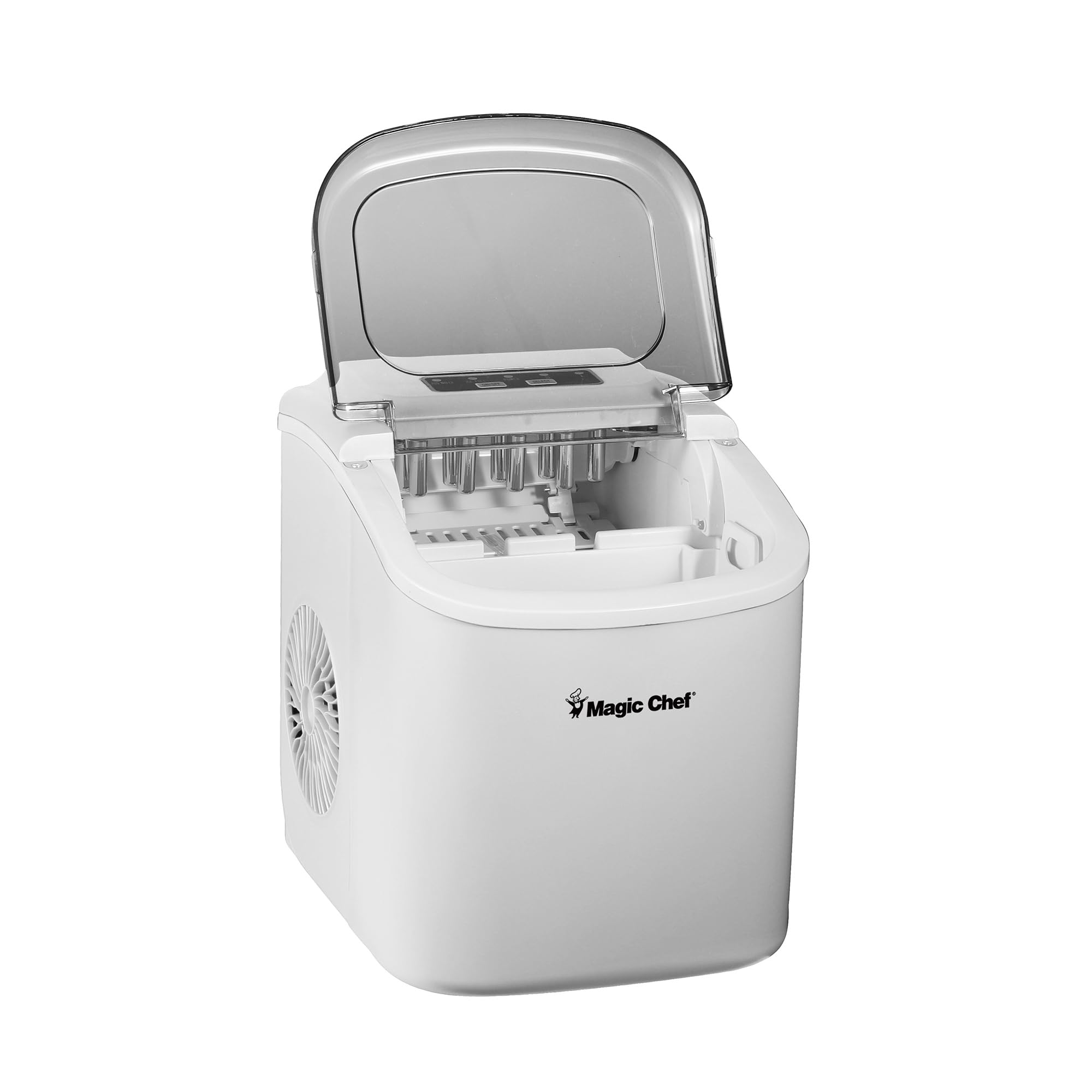 27 Lb. Portable Countertop Ice Maker In White on Fridge.com - View 5