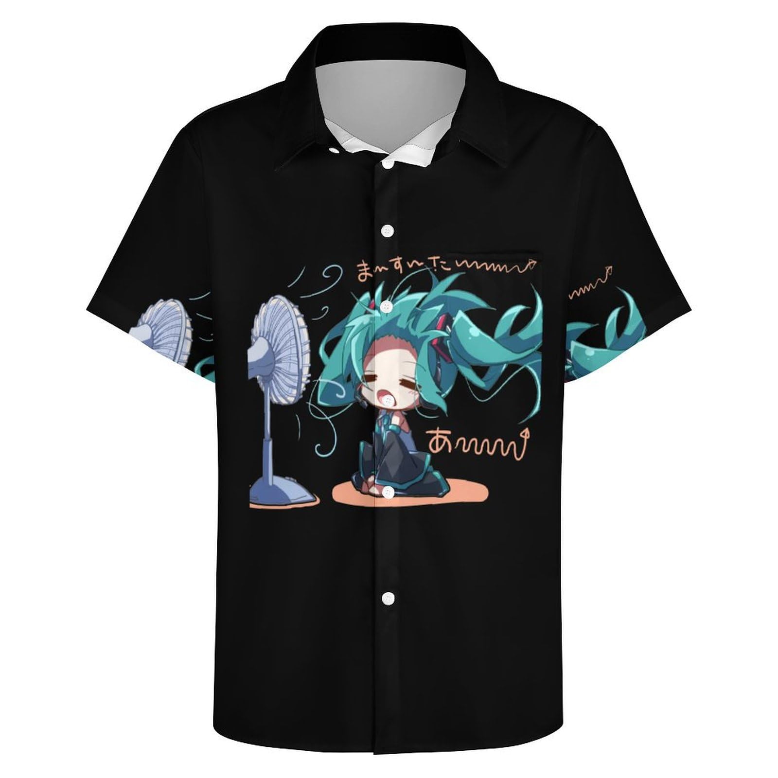Amazon.co.jp: アロハシャツ メンズ 初音ミク 半袖 夏