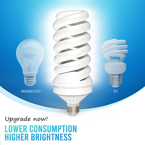 Miniatura 3 de LimoStudio AGG3322 - Bombilla LED de 30 W, luz de día neutra, 6500 K, 3000 lúmenes, 95CRI, repuesto equivalente a 300 W, bombilla de base universal