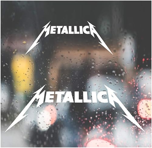 Miniatura 2 de LWL Design - Calcomanía personalizada para Metallica de vinilo troquelado para parachoques, calcomanías laterales de automóvil, ventanas,