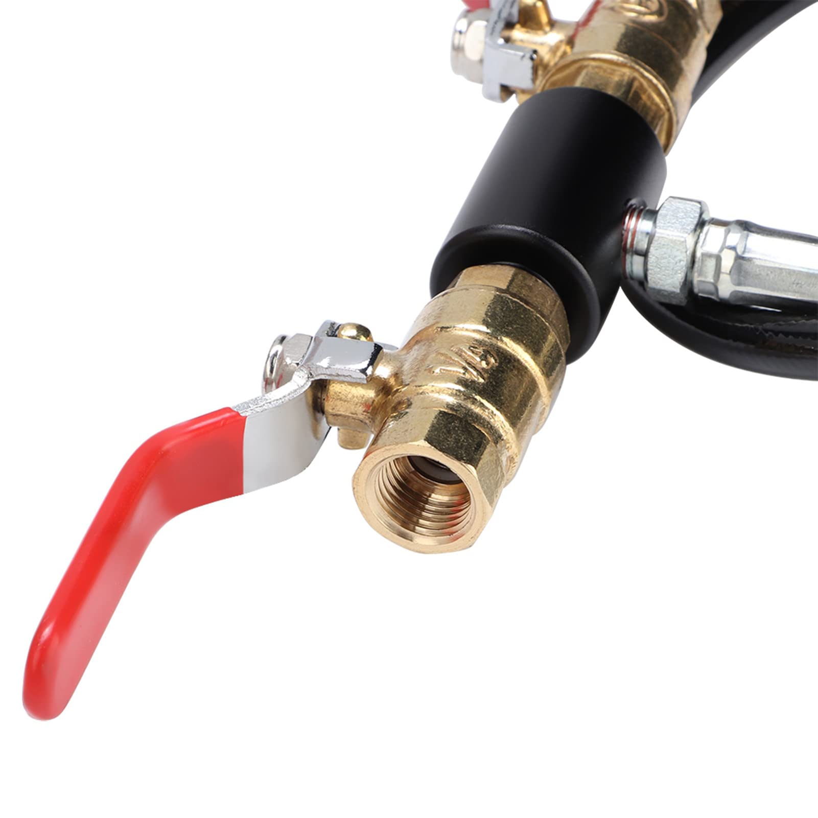 Adapter do napełniania butli CO2 z 36-calowym wężem do napełniania sodą, gwint EU W21.8-14 ((gwint europejski W21.8-14) 36 cali)