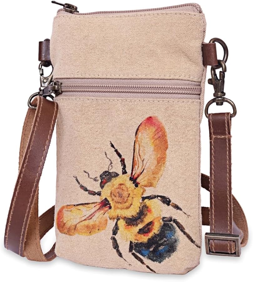 COTT N CURLS Bee Cell Phone Purse - 8