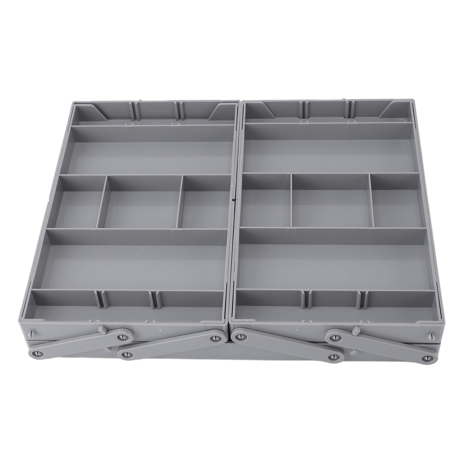Multi -Level -Schubladen Organizer, Intelligenter Schubladen Organizer Erweiterbarer Kleiner Schubladenklapper Intelligenter Tabletttisch für Küche, Make up, Schmuck, Schreibtisch, (2 Etagen)