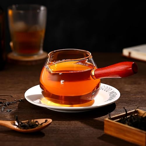 Miniatura 2 de Cacerola de vidrio antiadherente de 11.8 fl oz para pasta, olla pequeña para leche, estufa de vidrio, calentador de mantequilla, olla de cocina para