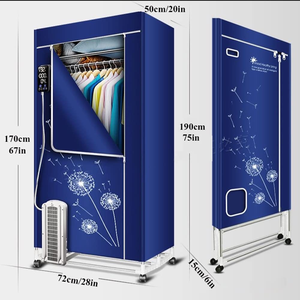 Secador De Ropa Doméstico, Tendedero Eléctrico Plegable De 3 Niveles, Tendedero De Ropa De 1600 W Que Ahorra Energía, Armario De Secado con Aire Caliente para Calcetines,