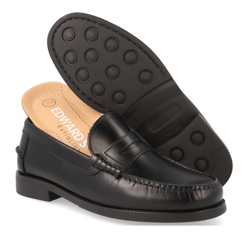 EDWARD'S - Zapatos Castellanos, Piel, Hecho españa, Plantilla Extraible 1300 XL para: Hombre