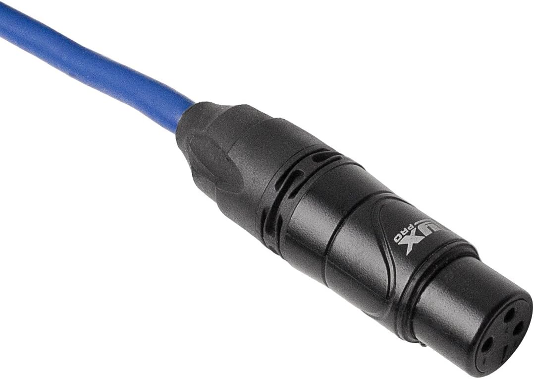 Buу 1 gеt 1 LyxPro 200 Feet XLR Microphone Cable Balanced Male to Female 3 Pin Mic Cord for Powered Speakers Audio Interface Professional Pro Audio Performance and Recording Devices - Blue Onе-Dау Sаlе: Uр tо 40% оƒƒ LyxPro 200 Feet XLR Microphone Cable Balanced Male to Female 3 Pin Mic Cord for Powered Speakers Audio Interface Professional Pro Audio Performance and Recording Devices - Blue