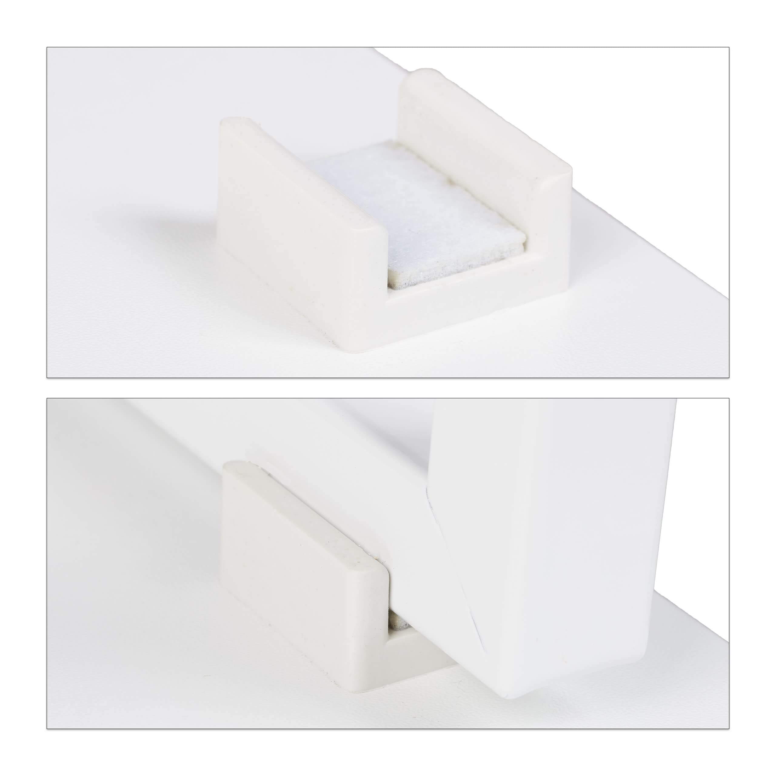 relaxdays Scrivania Ufficio Salvaspazio, Tavolo richiudibile Cameretta, 74,5x80x45cm,Bianco, 5 x 80 x 45 cm