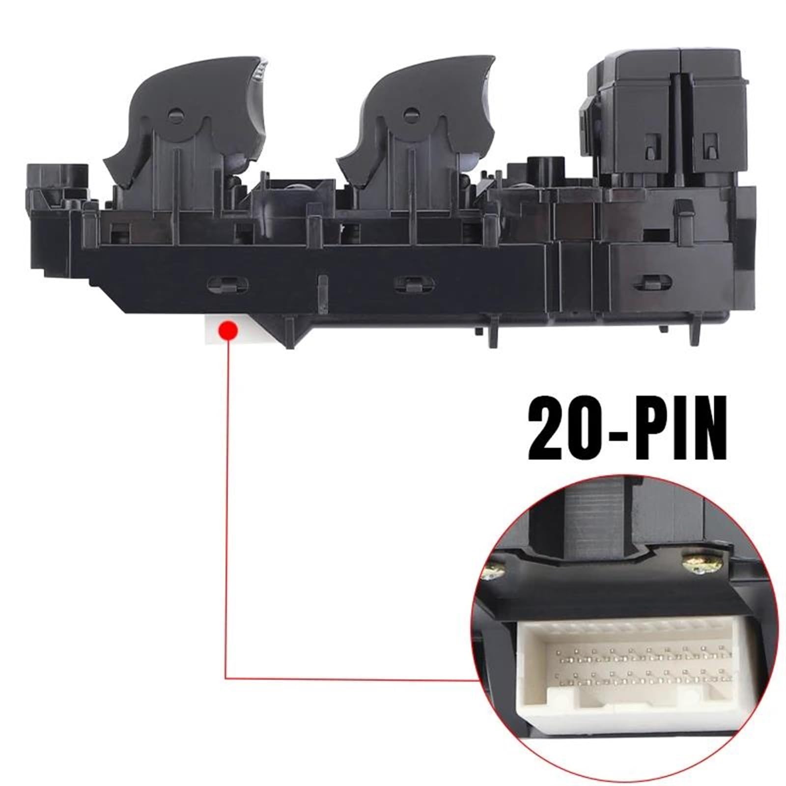 Interruttore Alzacristalli 20 Pin Per Toyota Corolla E Auris (2014-2017) – Ricambio Originale 84040-02120 - 2
