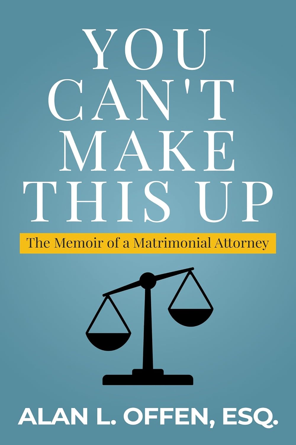 You Can't Make This Up: The Memoir of a Matrimonial Attorney