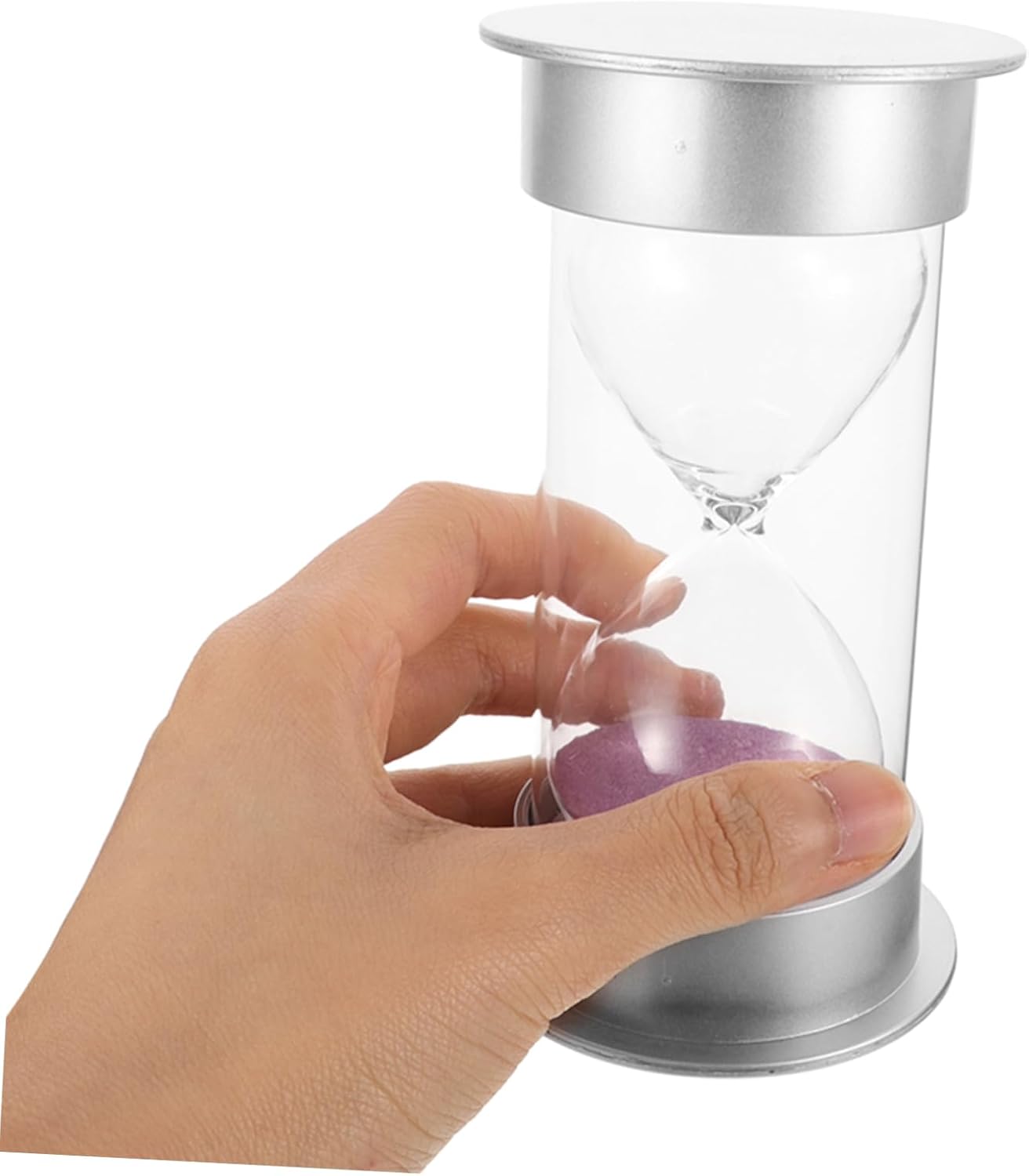 2pcs Sand Timer Decorative Sand Clock for Home Decor Boys and Girls and Kitchen Use Lightweight High Borosilicate Elegant Tabletop Timer