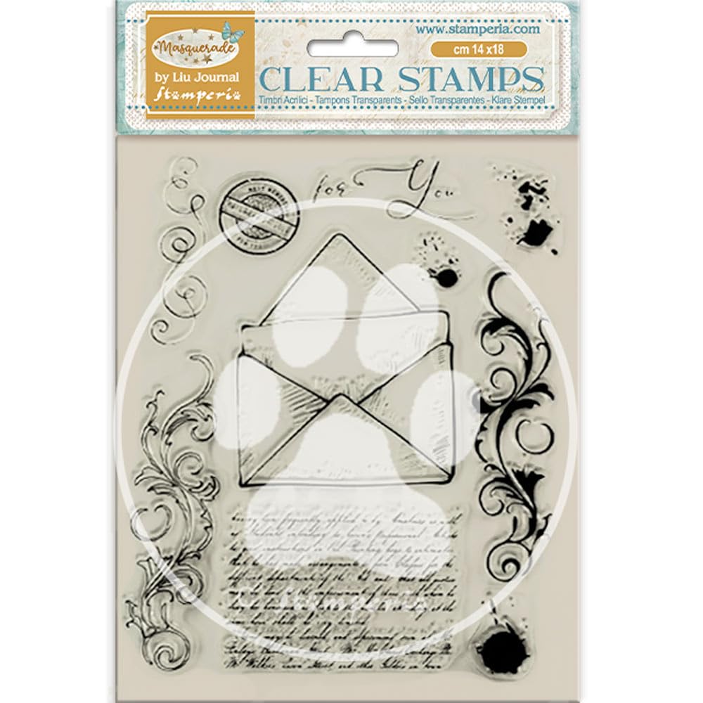 Stamperia WTK210 Acrylic Stamp, Clear, 14 x 18 x 1 cm, Klar