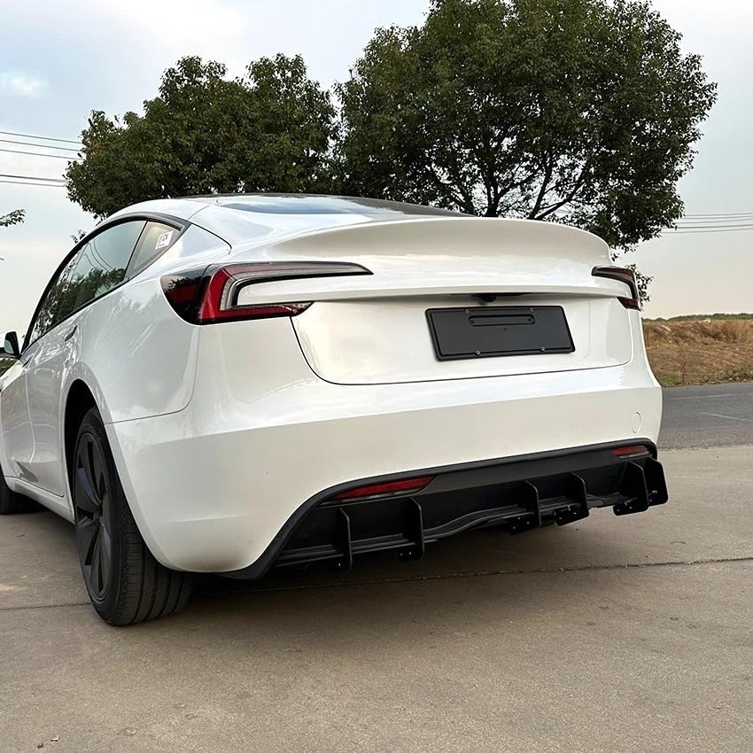 Diffuseur de pare-choc arrière Tesla Model 3 évite les rayures bas de caisse - 4