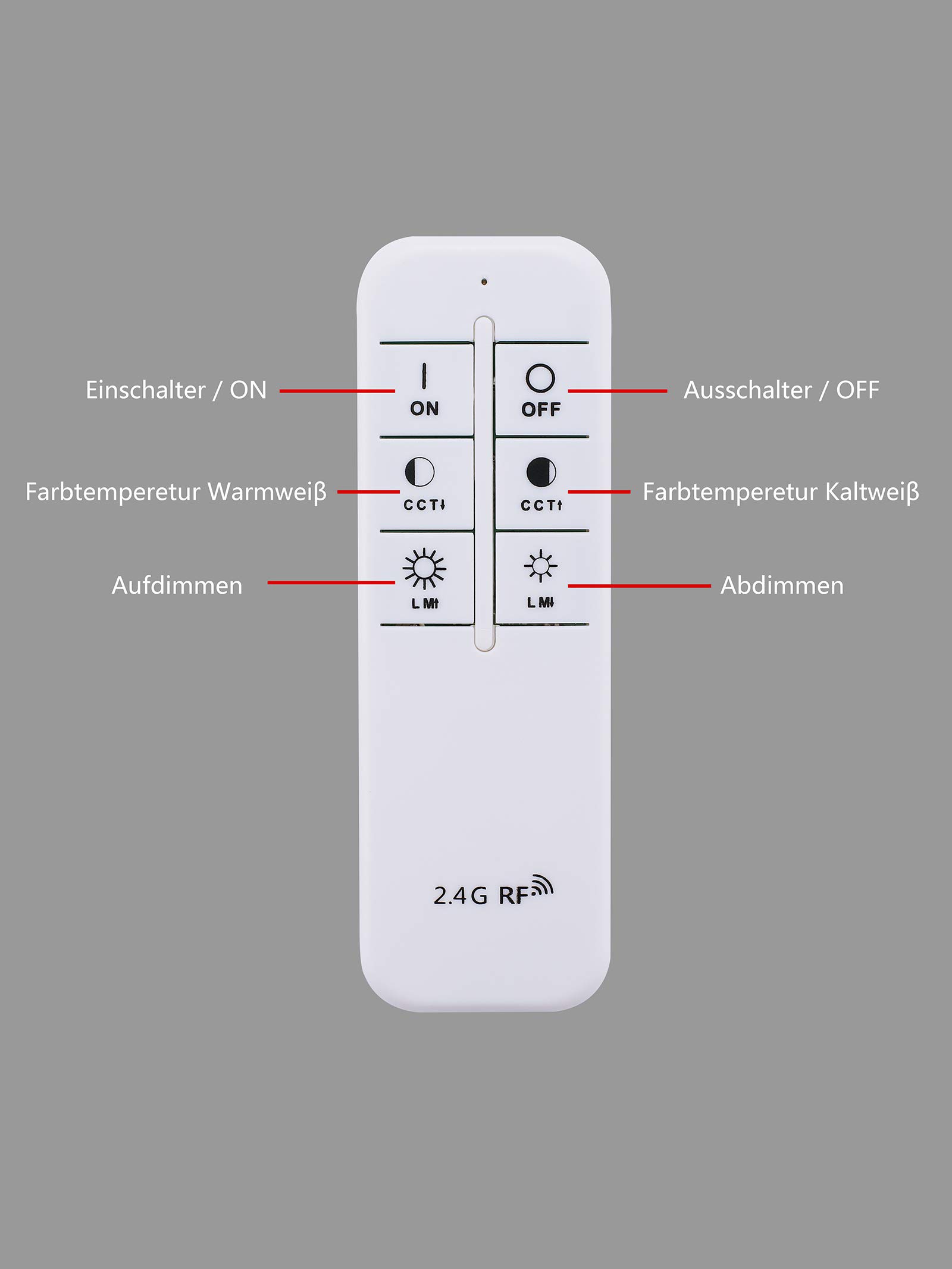 IMPTS LED Deckenleuchte Panel dimmbar 30x60 cm, 30W Extra Flache Deckenpanel Lampe, indirekter Deckenbeleuchtung, Farbtemperatur mit Fernbedienung einstellbar, Schlafzimmer Wohnzimmer Küche 3000-6500K