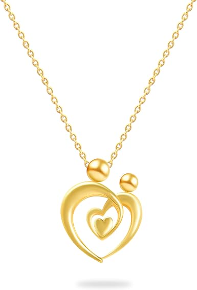 Amazon.com: JELMO 18K Gold Necklace for 
