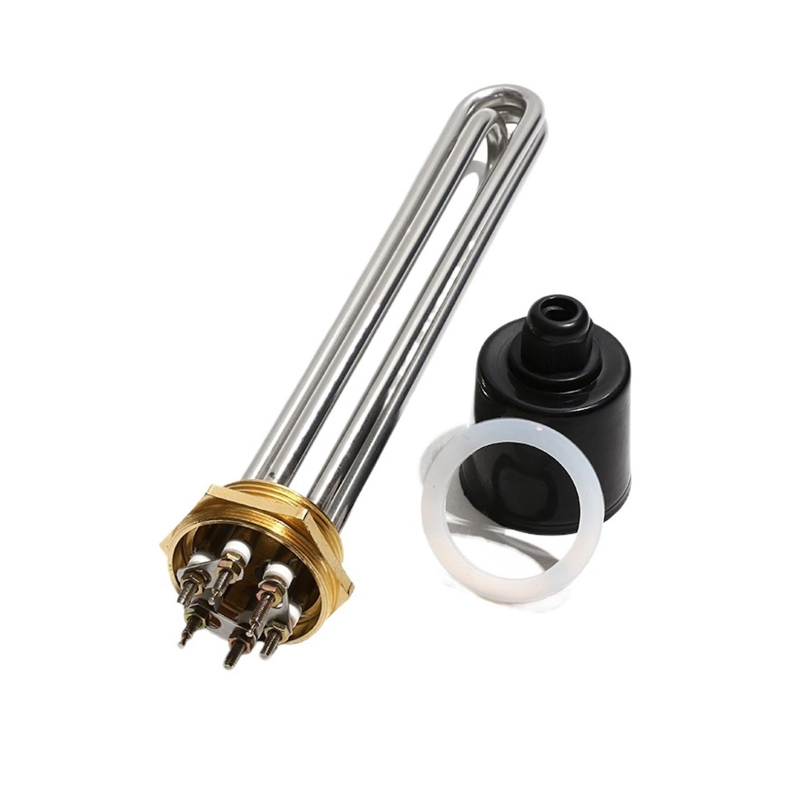 Xuro 1,25" resistencia de calentamiento tubular SUS304 diez del elemento calefactor 110V/220V 3KW 6KW 12KW(Gold,380V,3KW 190mmL)