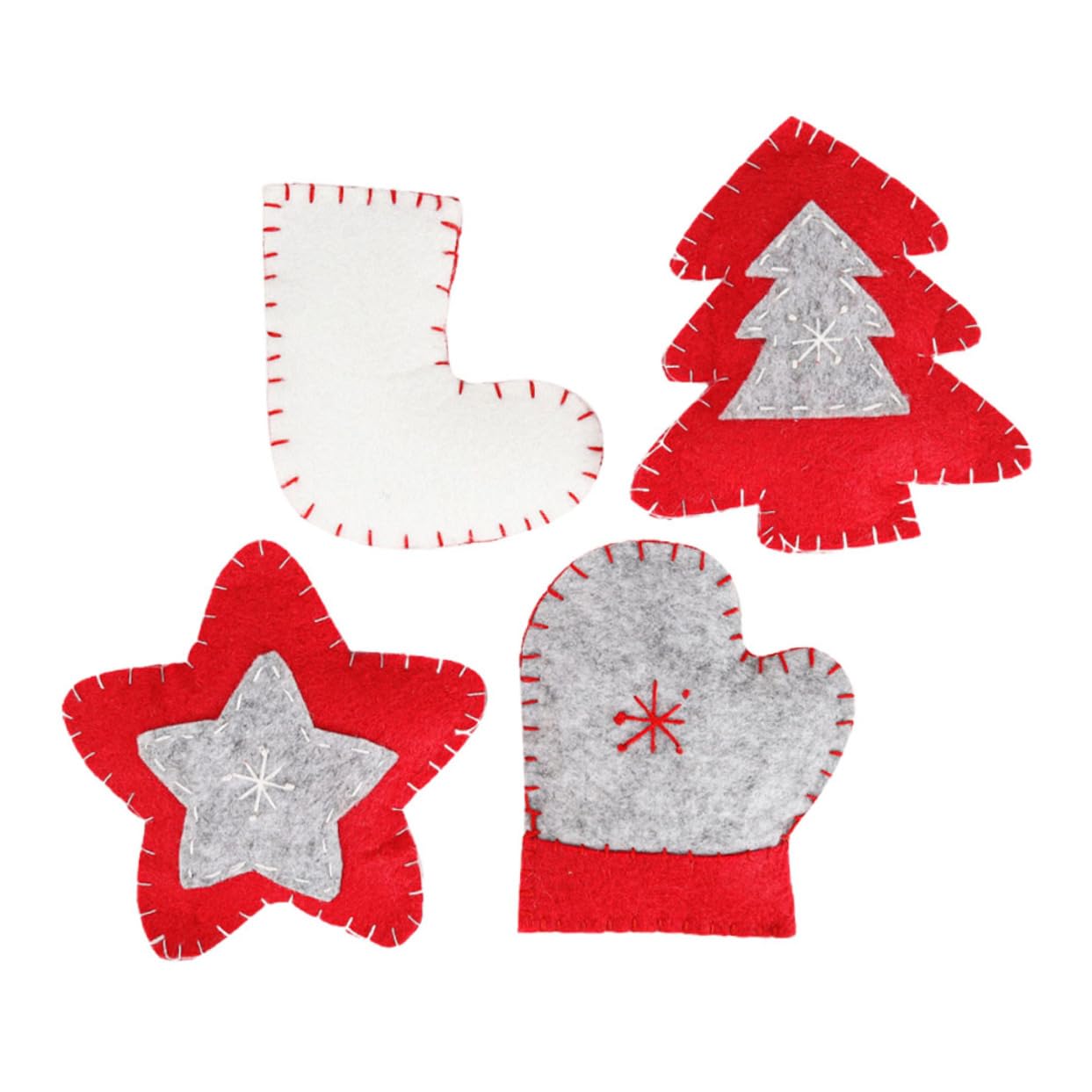 ifundom 4Pcs Christmas Cat Adorable Interactive Pet Molar Chew for Cats Durable and Fun Bite for Teeth Cleaning Cat Supply