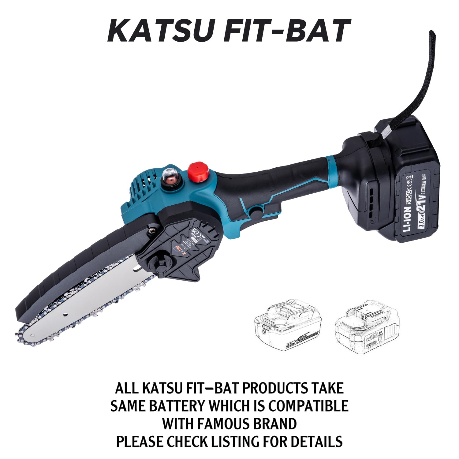 KATSU FIT-BAT 21V Brushless Clé à Chocs à Angle Droit sans Fil 1/2 620 Nm, Moteur sans Balais Clé à Choc Angulaire, sans Batterie ni Chargeur 102480