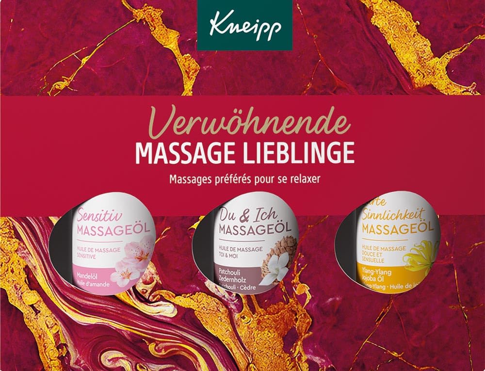 Kneipp Paquete de regalo masaje novios 3 x 20 ml relajación