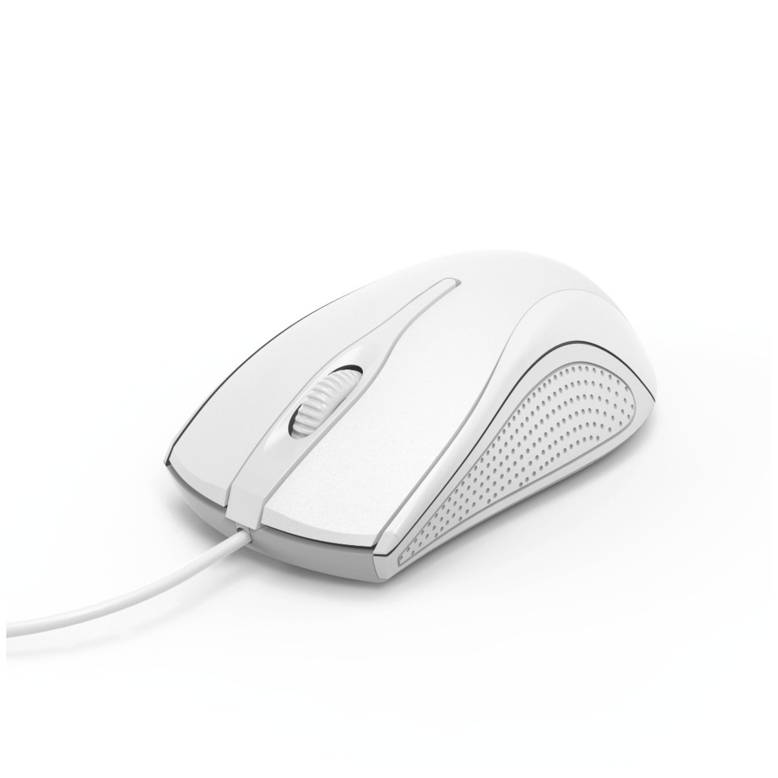 Hama Przewodowa mysz optyczna MC-200 (3 przyciski, kółko przewijania, USB A, DPI 1000, kabel 150 cm) biała