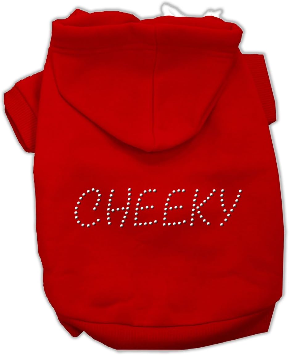 Dog Supplies Cheeky Hoodies Red Xl (16) Pet Hoodies