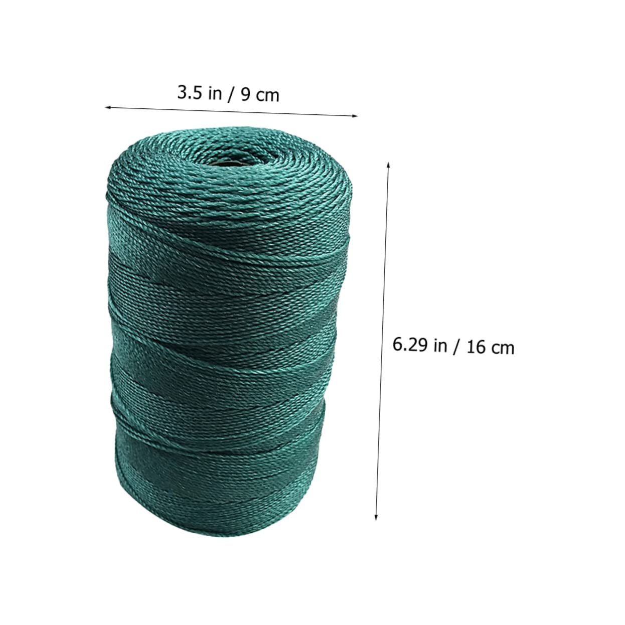 Angoily Línea de reparación de Redes de Pesca Suministros de reparación de Redes de Pesca Cuerda de Hilo Cordel de Cuerda de Nailon de Nailon Multiusos Nylon Dark Green