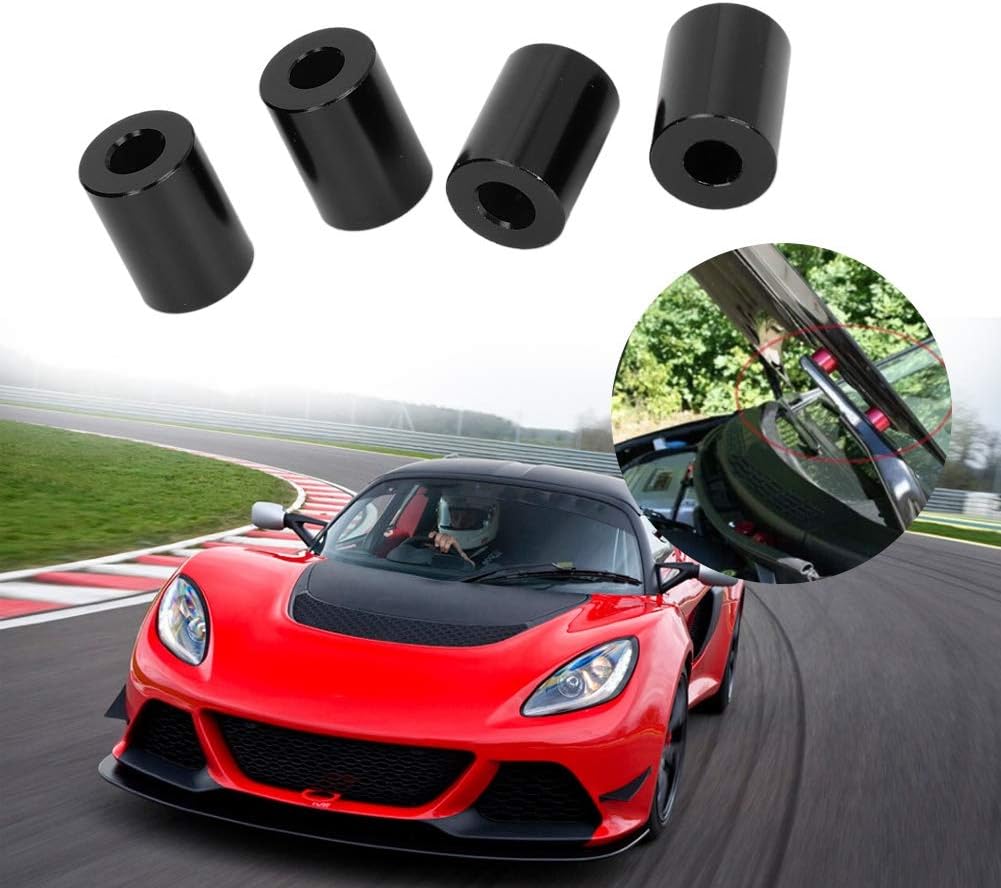 Hood Spacer Engine Ventilation Riser Aluminum Alloy 6mm Bracket for Car Black