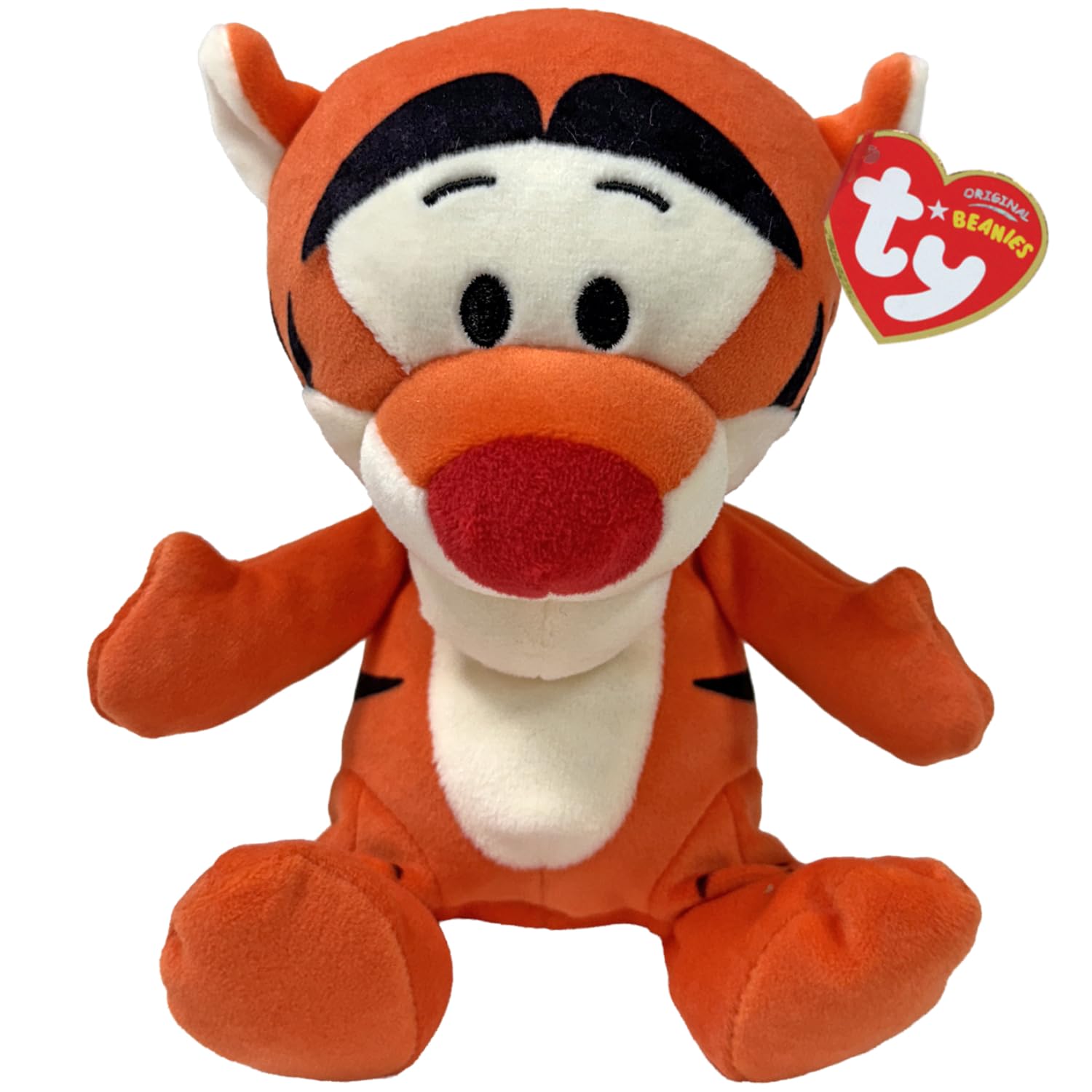 TY Winnie the Pooh Tigger Beanie 17cm – Soft Plush Toy Teddy – Collectible Stuffed Plushies – Cuddly Toy Character Gift for Kids