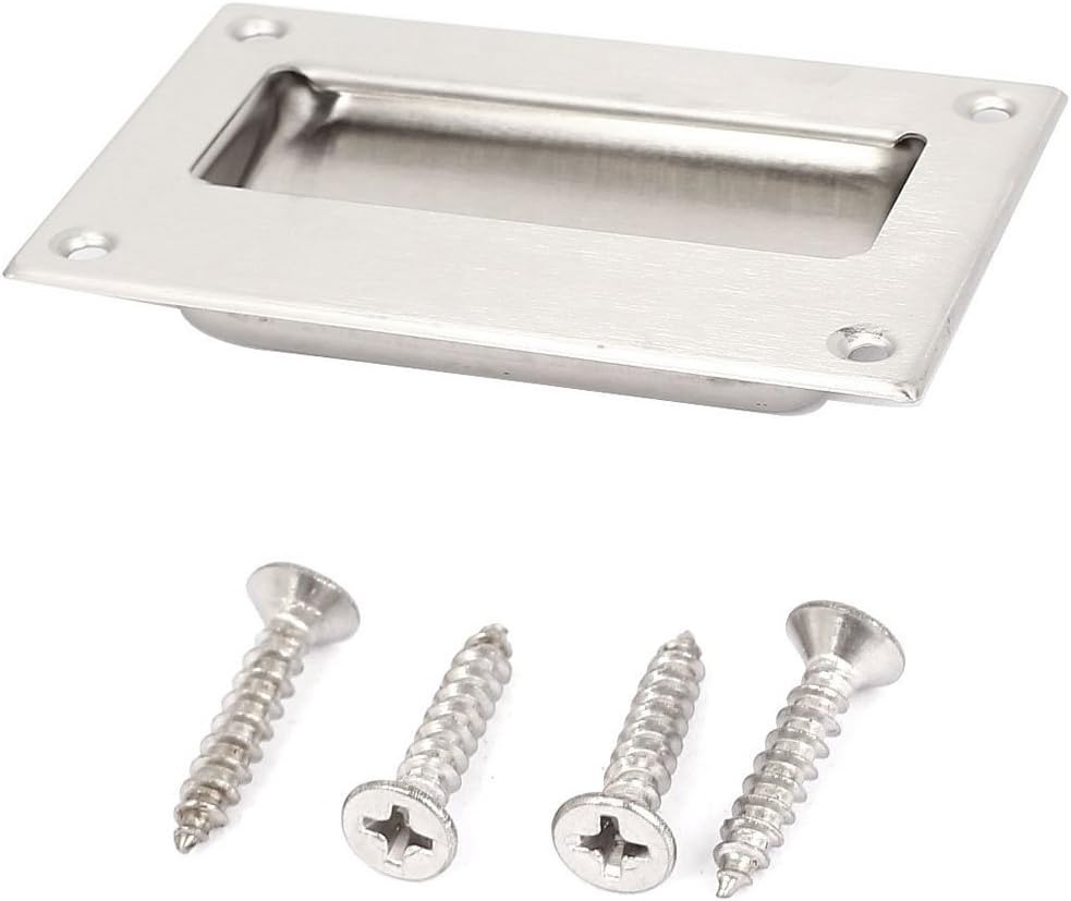 Nxtop Stainless Steel Recessed Flush Pull Finger Insert Sliding Door Handle