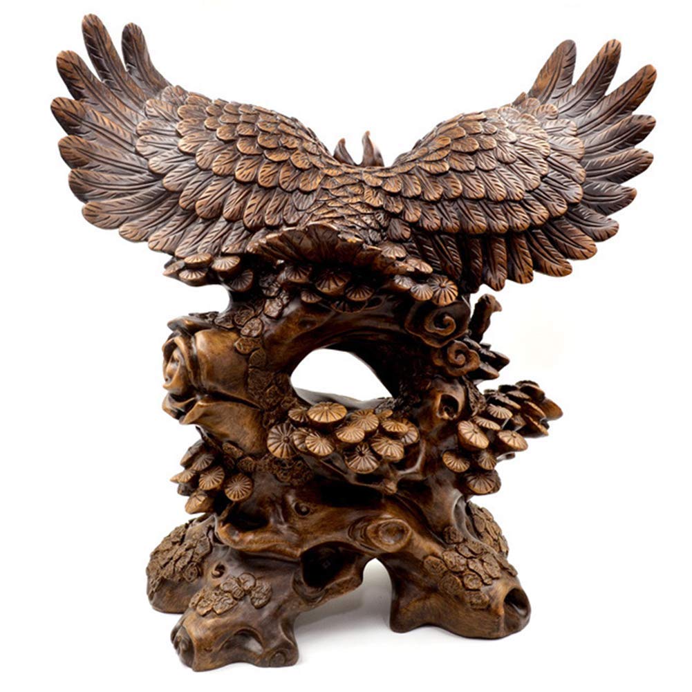Ozdoby orła Statua Feng Shui Dekoracyjna figurka ptaka Najlepszy prezent dla biura Salon Wystrój biznesowy, rocznica, prezent na otwarcie, piękne rzeczy