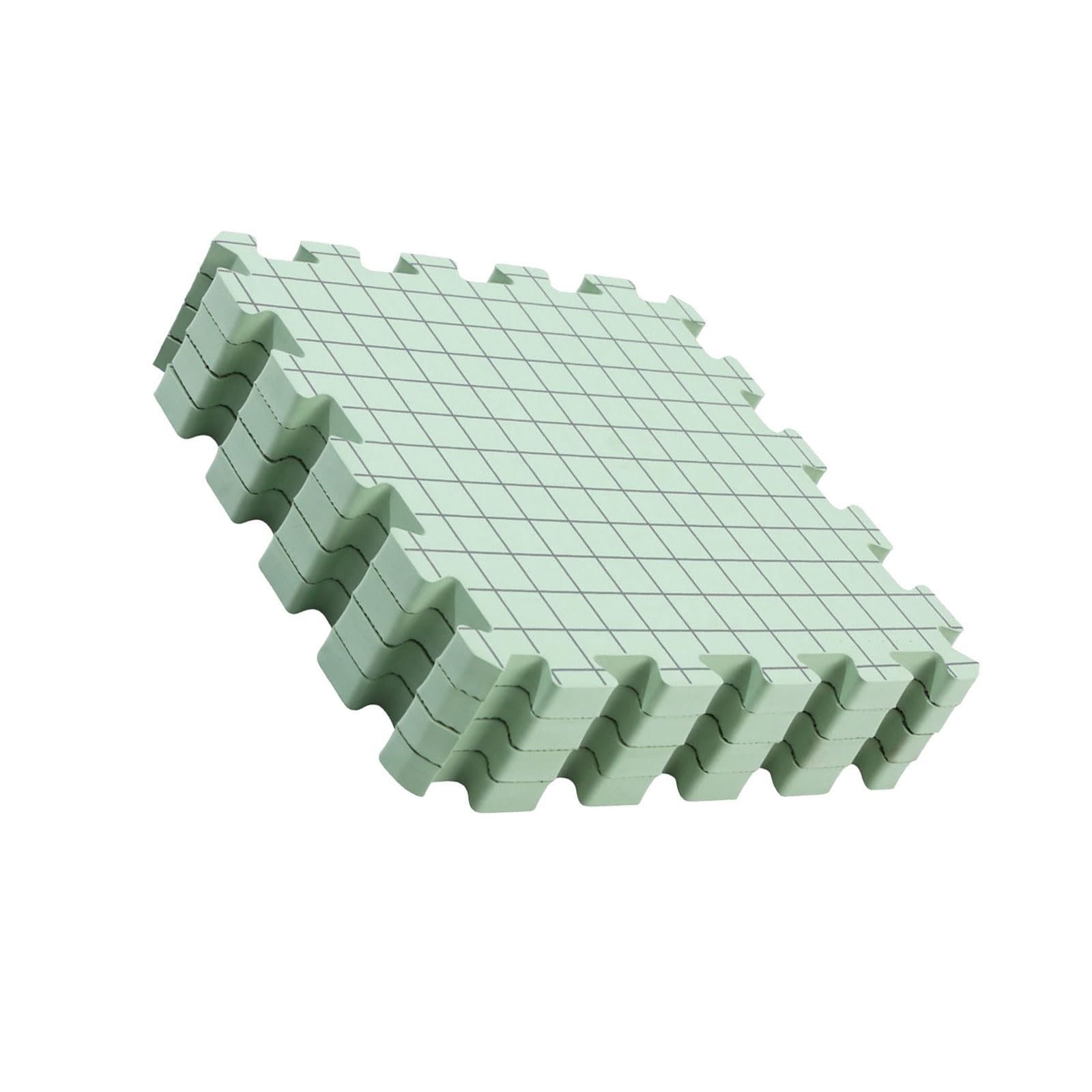 Kaeltsyn 4Pcs Knit Blocking Board 12.6x12.6Inch Foam Knitting Mat for Crochet Granny Square Making Stitching Alignment Fabric Boards