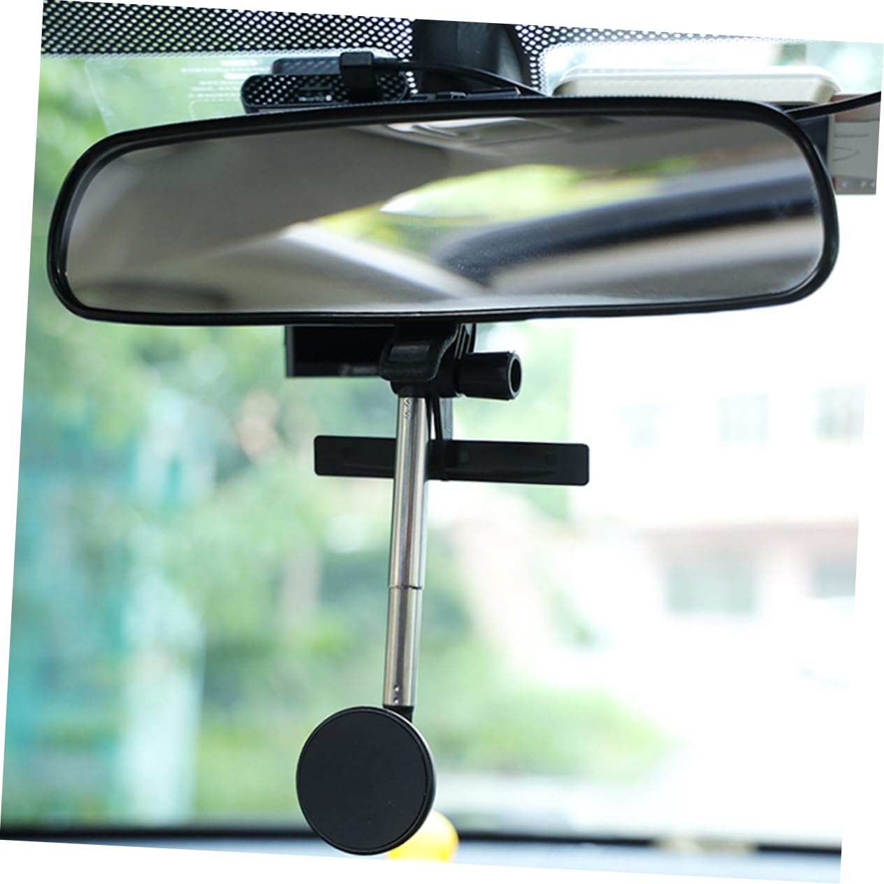 Mikikit 3pezzi Per Smartphone Specchietto Retrovisore Per Auto Rotazione Facile Installazione e Chiamate Compatibile Telefono