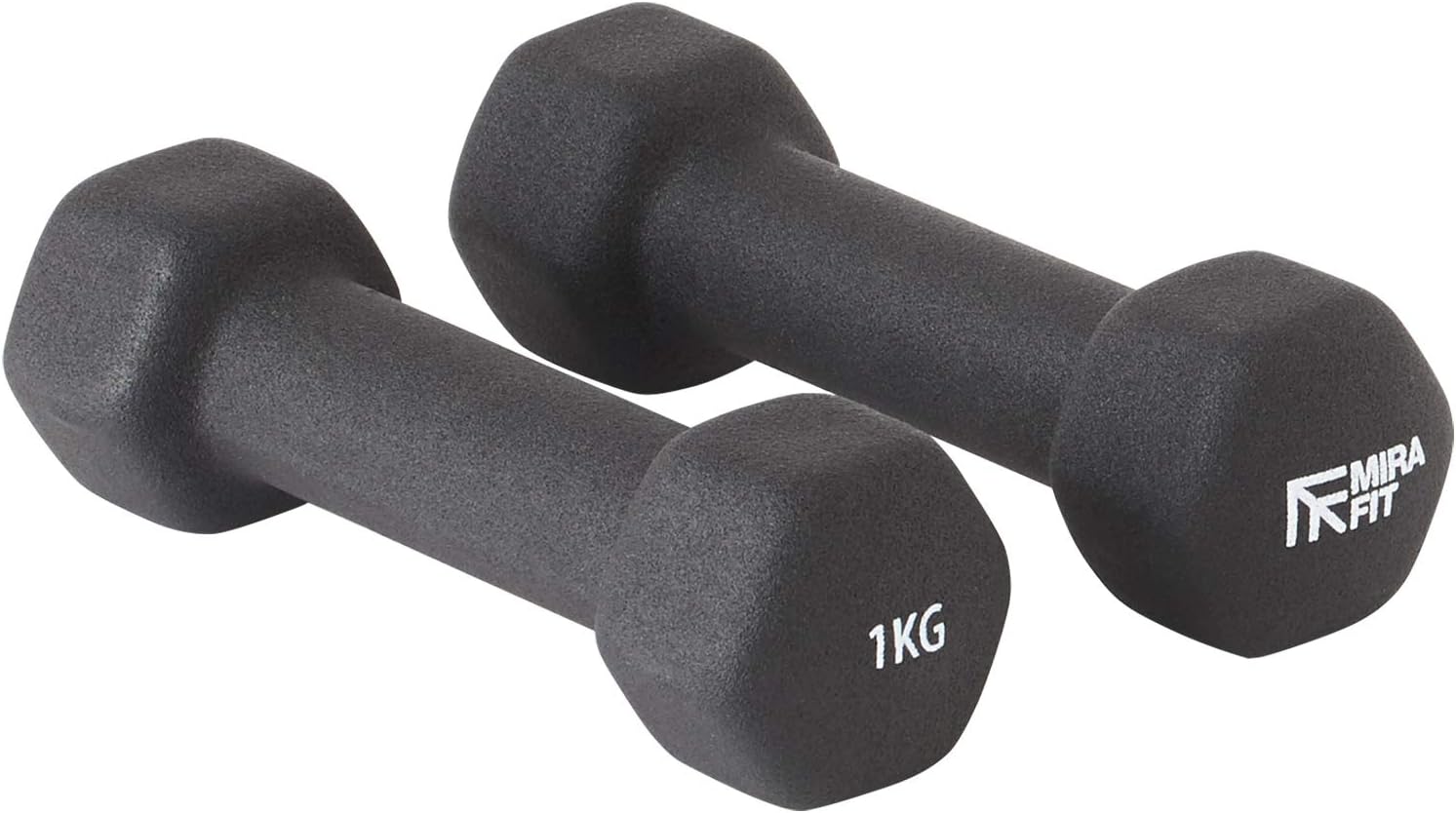 Mirafit Soft Touch Mini Hex Dumbbells - Choice of Size