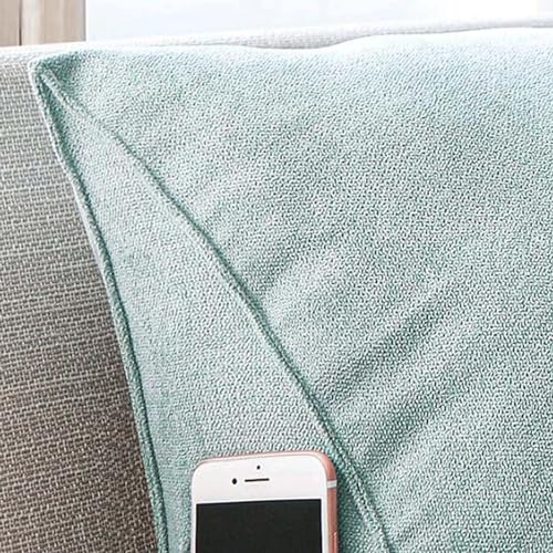 Coussin triangulaire pour canapé contre le mal de dos avec dossier incliné blanc laiteux - 5