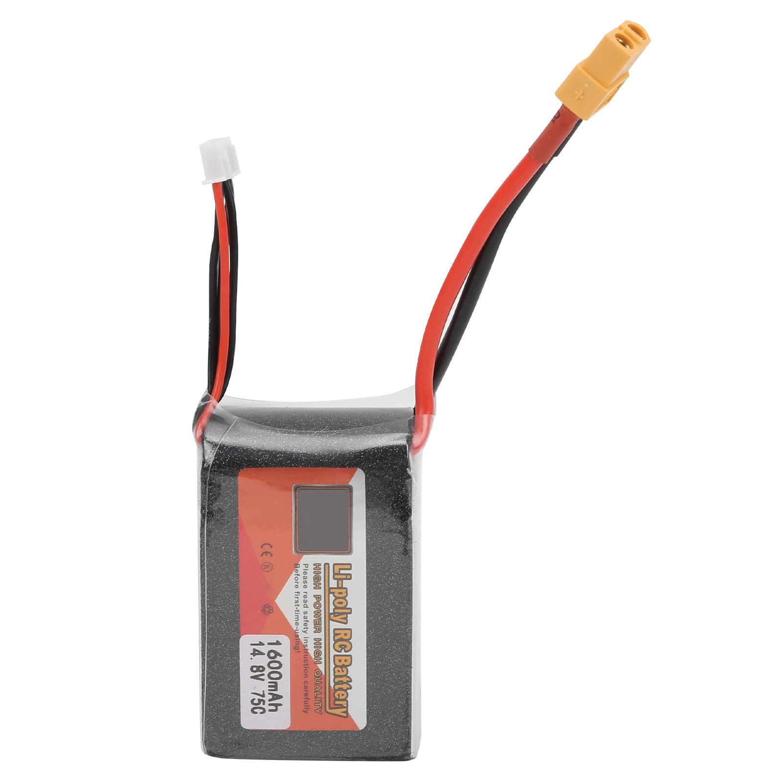 Batteria LiPO per barca per auto RC 14.8V 4S 1600mAh 75C XT60 per batterie per elicotteri Drone FPV