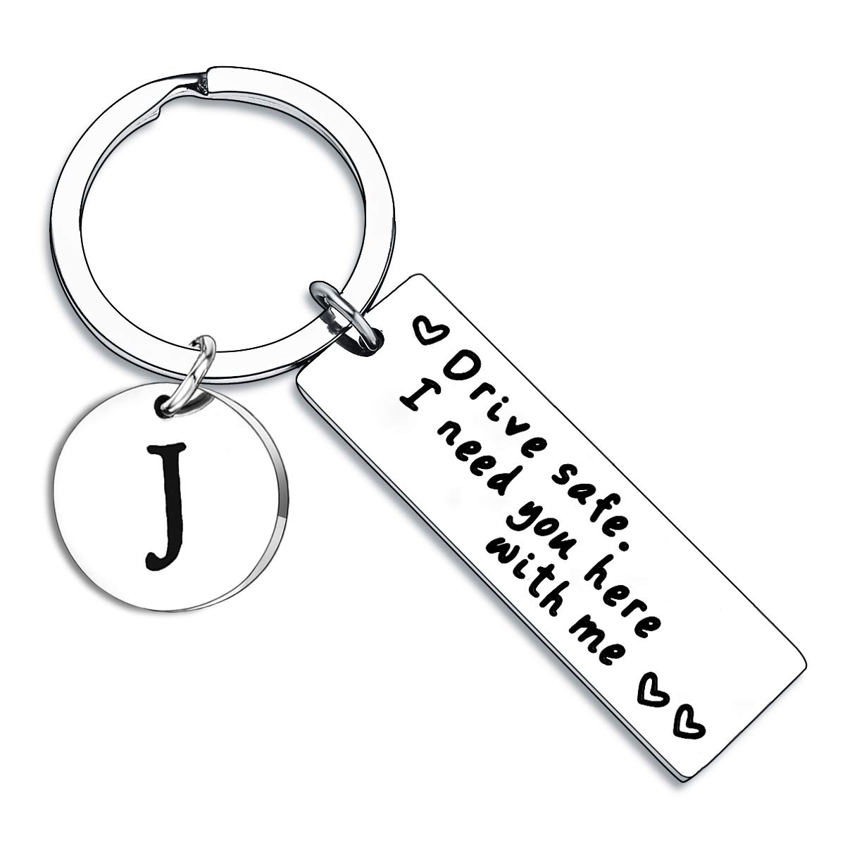BESPMOSPDrive Safe Keychain for Boyfriend Husband Dad Anniversary Valentines Day Gifts for Him Christmas Birthday Gifts