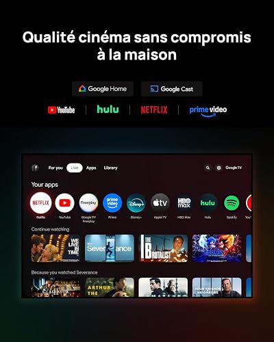 XGIMI Horizon 20 Pro Vidéoprojecteur Laser Triple RGB 4K, 4100 Lumens ISO,Compatible avec Google TV & Netflix, Zoom Optique & Lens Shift, IMAX Enhanced, Dolby Vision, Contraste 20 000:1, Écran 300" - 3