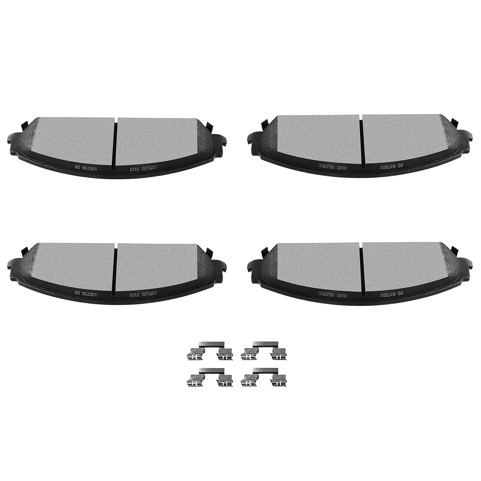 SCITOO D1058 Semi-Metal Brake Pads Kits Front Fit For Chrysler 200/300,For Dodge Avenger/Caliber/Challenger/Charger/Magnum