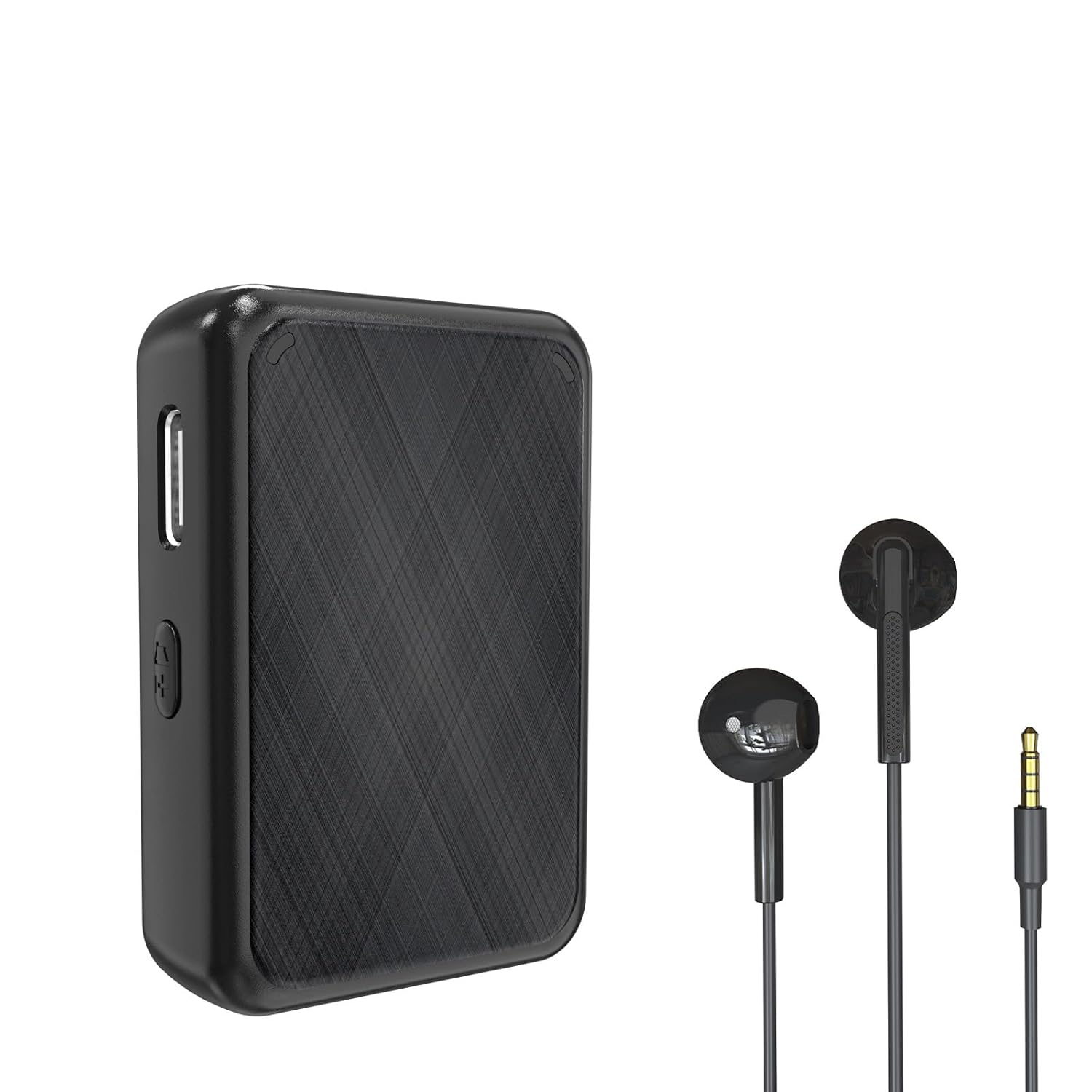 Rechargeable Hearing Amplifier with Noise Reduction, 16-Channel Digital Chip,40db Sound Gain, for Seniors black