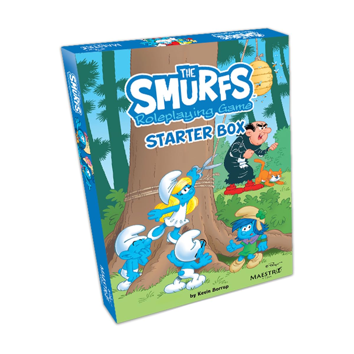 Maestro Media Ventures | The Smurfs Roleplaying Game Starter Box | Family RPG Starter Box | 1-5 Players | 30-45 Min