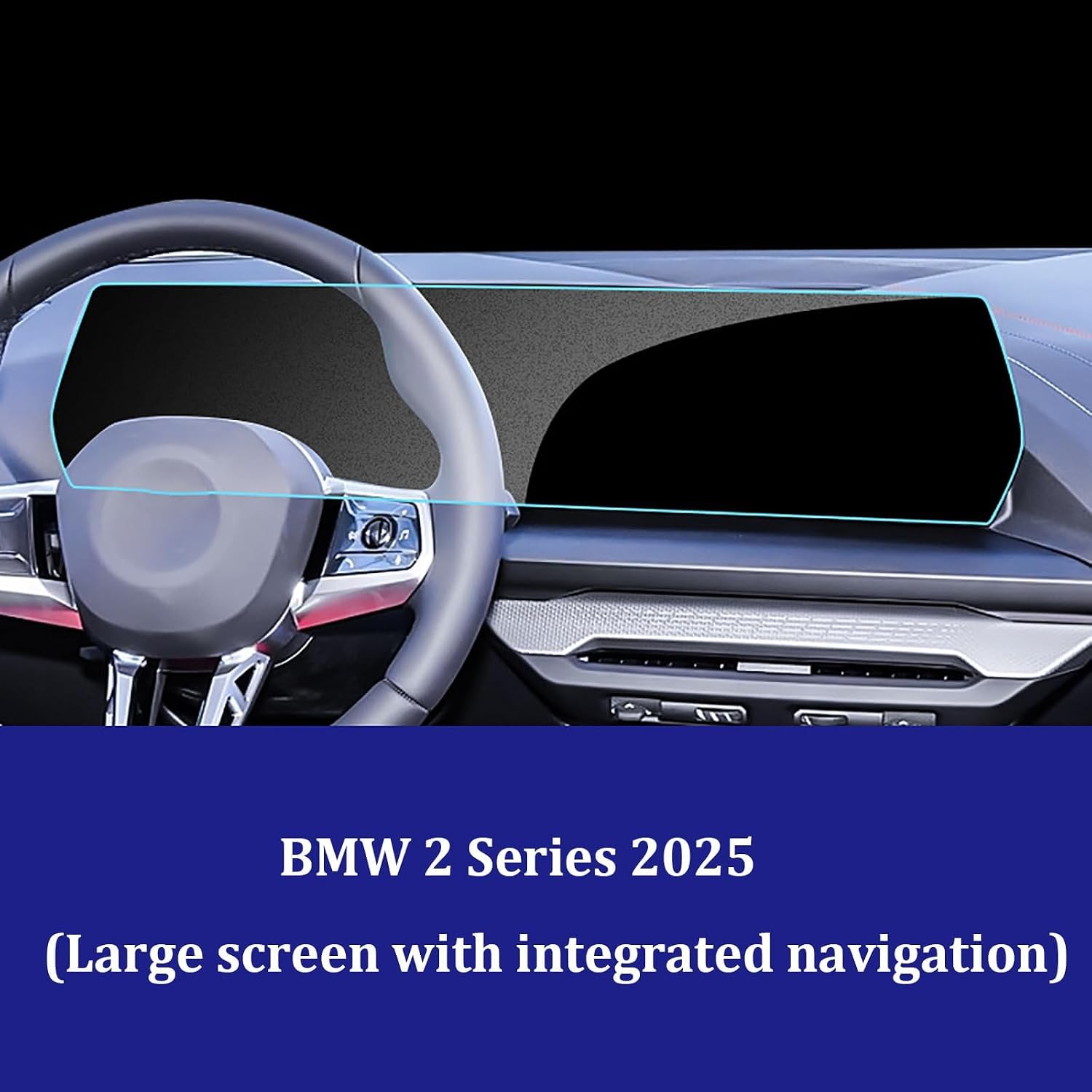 Pellicola Protettiva Auto per BMW 2 Series 2025 (Large Integrated NAV)