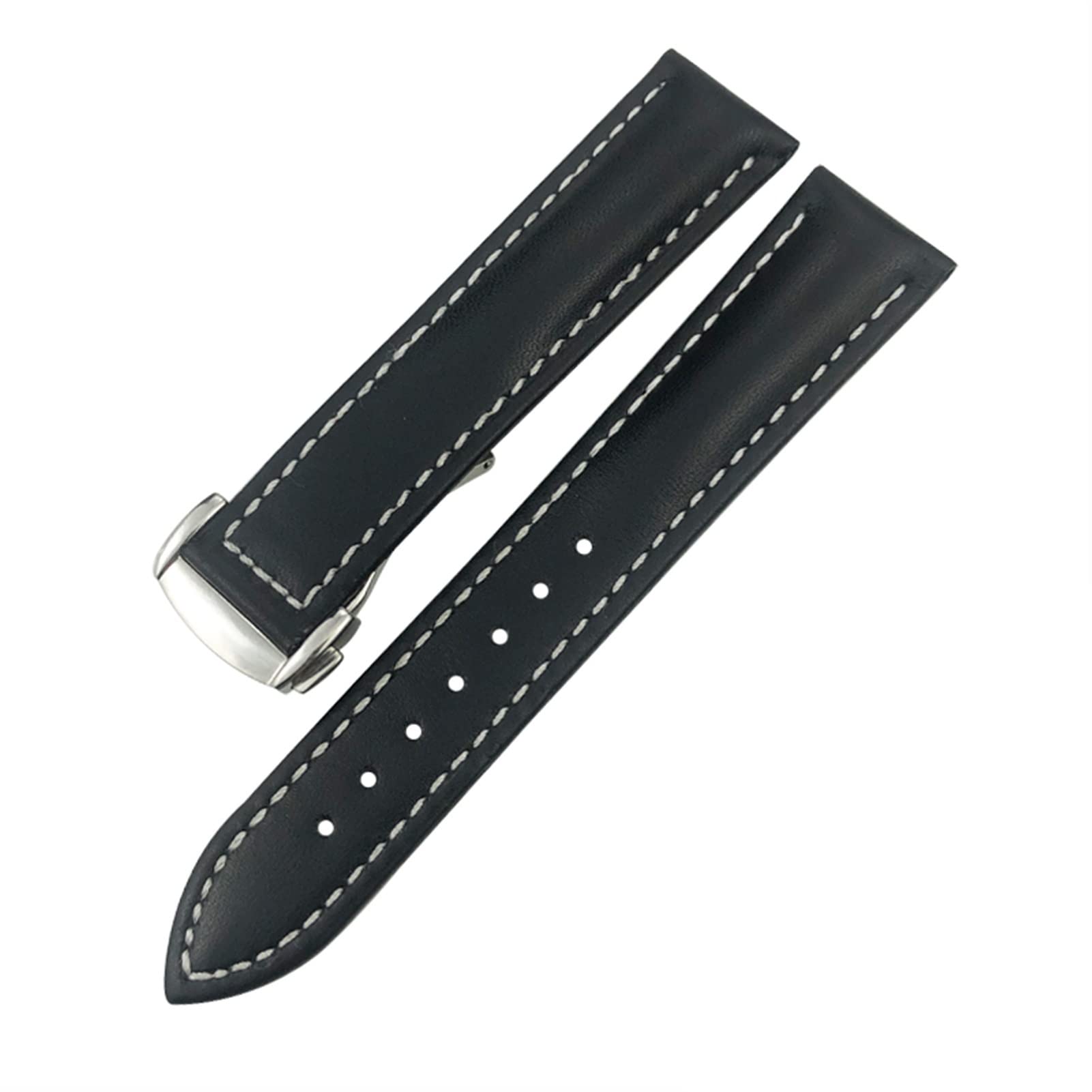 Echtes Leder 20mm 22mm 18mm 19mm 21mm für Omega AT150 Diver 300 De Ville Rindsleder Alligator Uhrenarmband
