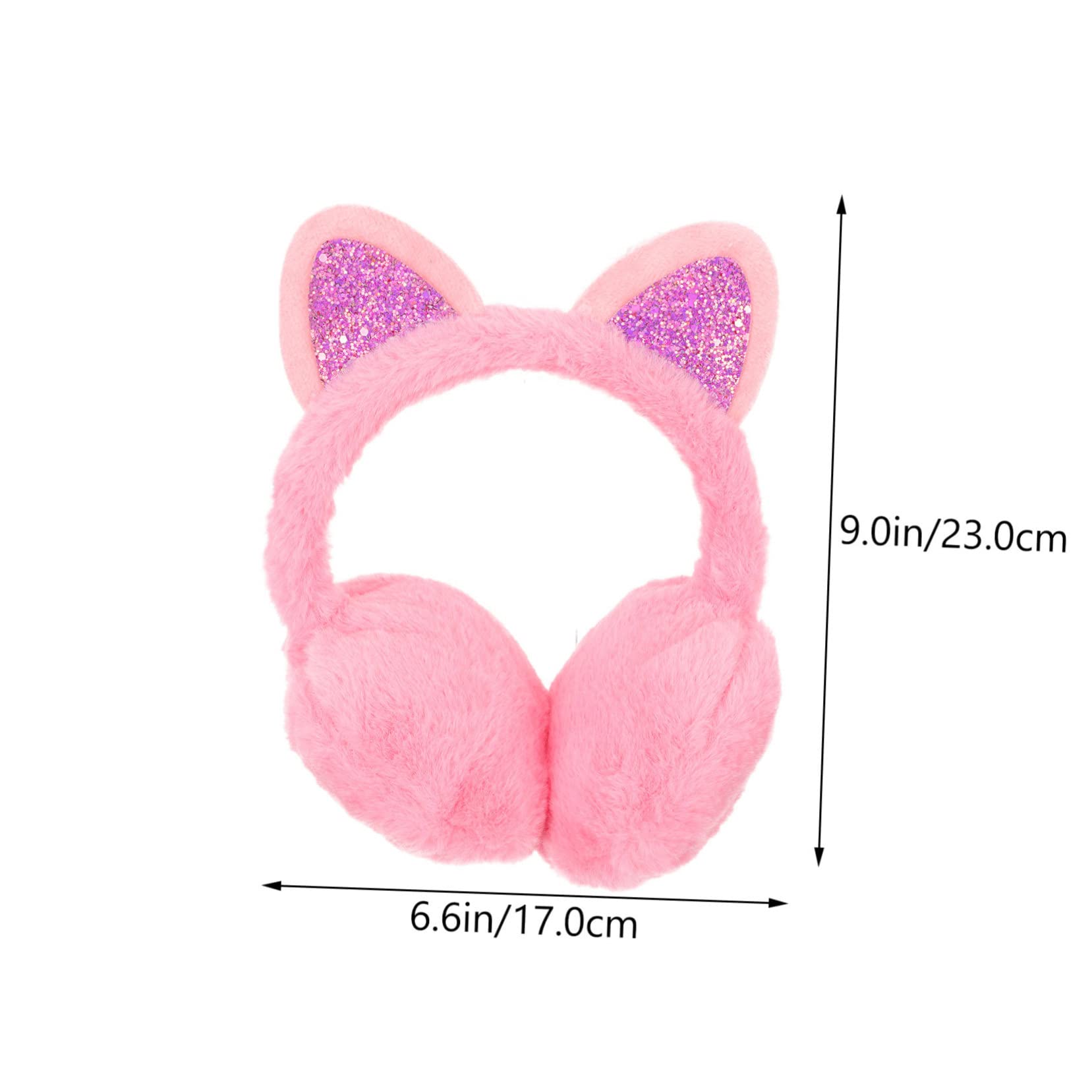 Ipetboom Adorable Cat Earmuffs Winter Ear Warmers Men Women Cycling Ear Cover Windproof Outdoor Protector